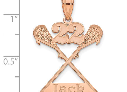 14k Rose Gold Pendants Style XNA1292R - Classique Jewelry Inc.