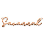 Sterling Silver/Gold-plated Polished Bathinda Font Name Plate view 14