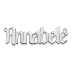 SS/Gold-plated Polished New Gothic Textura Font Name Plate view 9