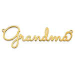 Sterling Silver/Gold-plated Polished Sacramento Font Name Plate view 4