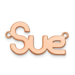 SS/Rhodium-plated Polished Name Plate view 15