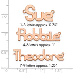SS/Rhodium-plated Polished Name Plate view 20