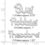 SS/Rhodium-plated Polished Name Plate view 18