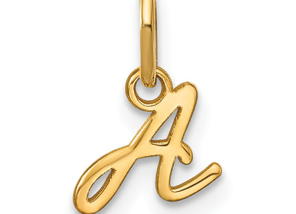 14KY Upper case Letter Initial Charm
