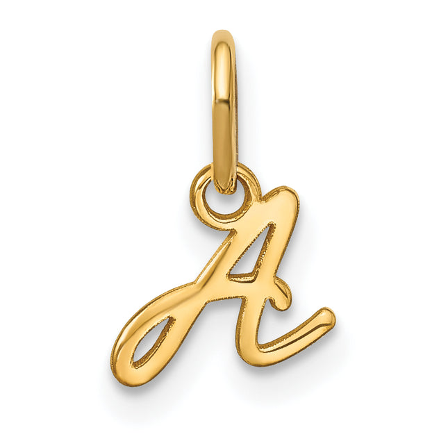 14KY Upper case Letter Initial Charm