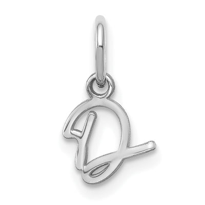 14KW Upper case Letter Initial Charm