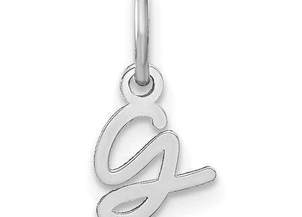 14KW Upper case Letter Initial Charm
