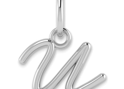14KW Upper case Letter Initial Charm