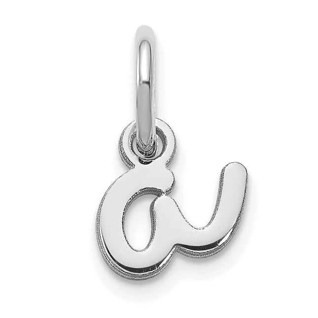 14KW Lower case Letter Initial Charm