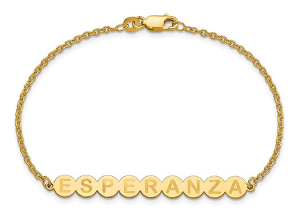 SS/Gold Plated Bracelets Style XNA1308GP - Classique Jewelry Inc.