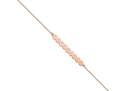 14k Rose Gold Bracelets Style XNA1308R - Classique Jewelry Inc.