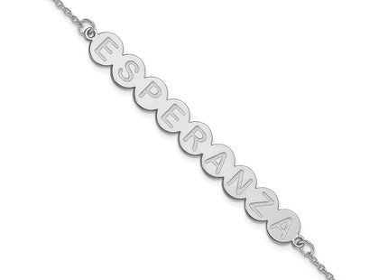 10k White Gold Bracelets Style 10XNA1308W - Classique Jewelry Inc.