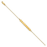 Sterling Silver/Gold-plated 8 Letter Bubble Bracelet view