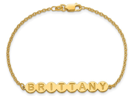 SS/Gold Plated Bracelets Style XNA1309GP - Classique Jewelry Inc.