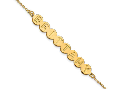 SS/Gold Plated Bracelets Style XNA1309GP - Classique Jewelry Inc.