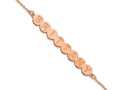 14k Rose Gold Bracelets Style XNA1309R - Classique Jewelry Inc.