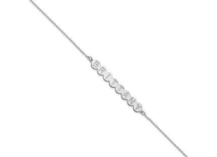 10k White Gold Bracelets Style 10XNA1309W - Classique Jewelry Inc.
