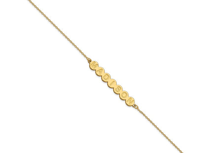 SS/Gold Plated Bracelets Style XNA1310GP - Classique Jewelry Inc.