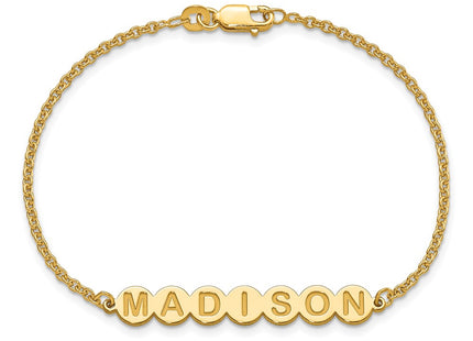 SS/Gold Plated Bracelets Style XNA1310GP - Classique Jewelry Inc.