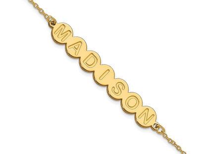 SS/Gold Plated Bracelets Style XNA1310GP - Classique Jewelry Inc.