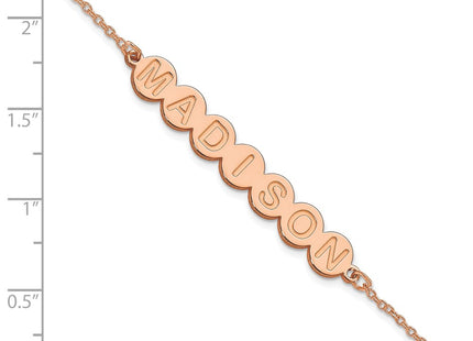 SS/Rose Plated Bracelets Style XNA1310RP - Classique Jewelry Inc.