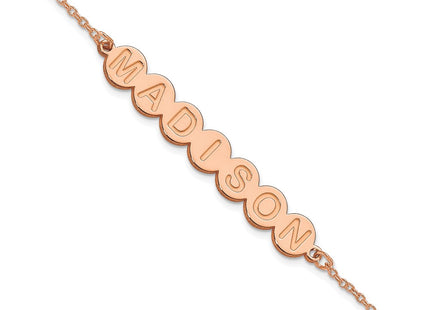 SS/Rose Plated Bracelets Style XNA1310RP - Classique Jewelry Inc.