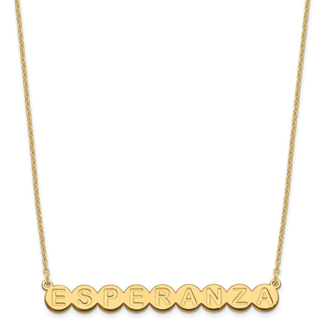 SS/Gold Plated Jewelry Style XNA1317GP - Classique Jewelry Inc.