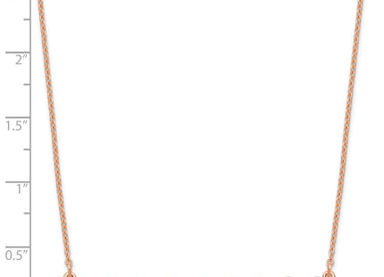 SS/Rose Plated Jewelry Style XNA1317RP - Classique Jewelry Inc.