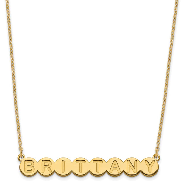SS/Gold Plated Jewelry Style XNA1318GP - Classique Jewelry Inc.