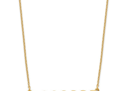 SS/Gold Plated Jewelry Style XNA1319GP - Classique Jewelry Inc.