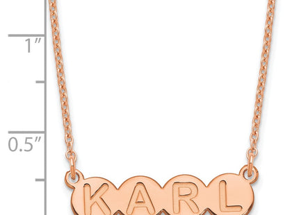 SS/Rose Plated Jewelry Style XNA1322RP - Classique Jewelry Inc.