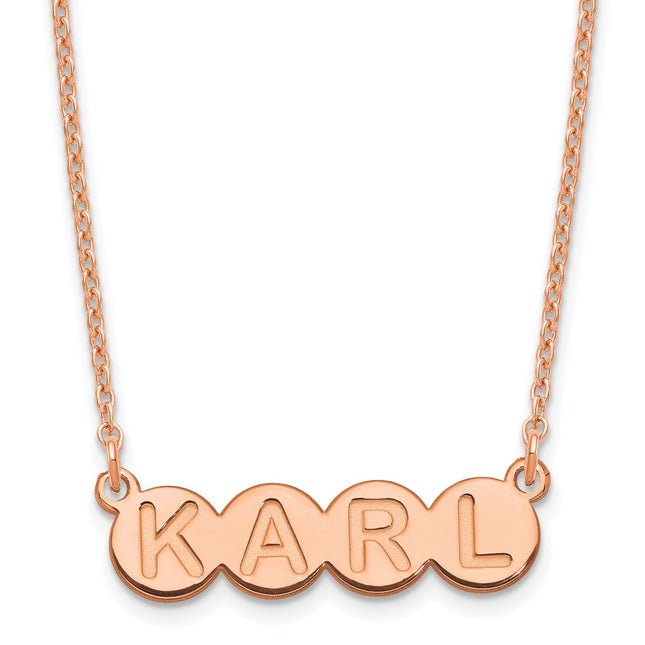 SS/Rose Plated Jewelry Style XNA1322RP - Classique Jewelry Inc.