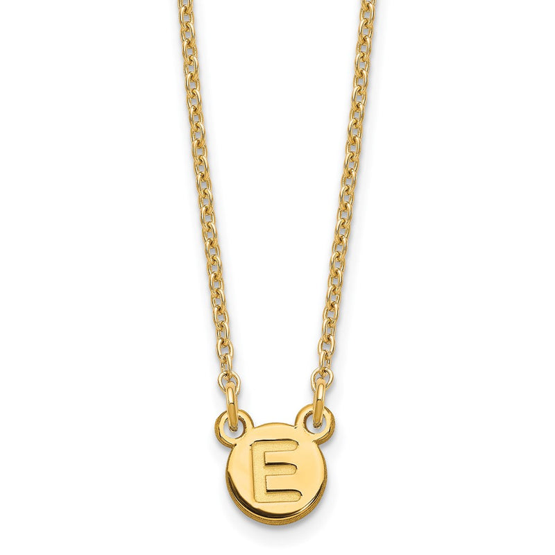 Sterling silver letter necklace