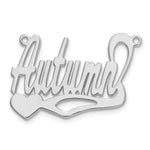 10k Yellow Gold Polished Heart Name Plate view 8