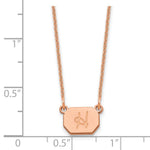 14K Rose Gold Initial Necklace view