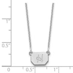 14K White Gold Initial Necklace view