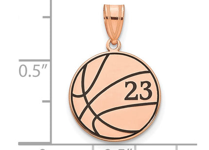 14k Rose Gold Pendants Style XNA1362R - Classique Jewelry Inc.