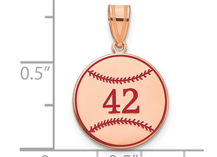 14k Rose Gold Pendants Style XNA1364R - Classique Jewelry Inc.