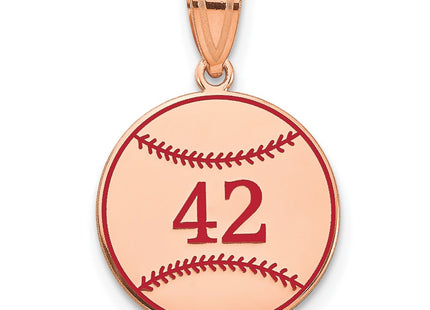 14k Rose Gold Pendants Style XNA1364R - Classique Jewelry Inc.