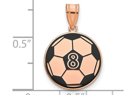 14k Rose Gold Pendants Style XNA1365R - Classique Jewelry Inc.