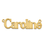 10k Yellow Gold Etched Name Plate view 24
