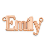10k Yellow Gold Etched Name Plate view 13