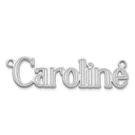 10k Yellow Gold Etched Name Plate view 9