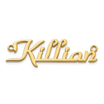 10k Yellow Gold Name Plate view 19