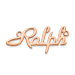 10k Yellow Gold Name Plate view 13
