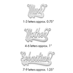 Personalized Heart Name Plate Necklace view 1