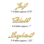 sterling Silver/Rhodium-plated Polished Name Plate view