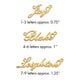 sterling Silver/Rhodium-plated Polished Name Plate