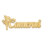 Sterling Silver/Gold-plated Fairy Name Plate view 14