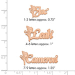 Sterling Silver/Gold-plated Fairy Name Plate view 20